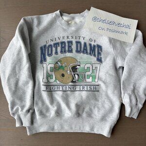 Vintage University of Notre Dame Sweatshirt, Notre Dame Fighting Irish Shirt Tee